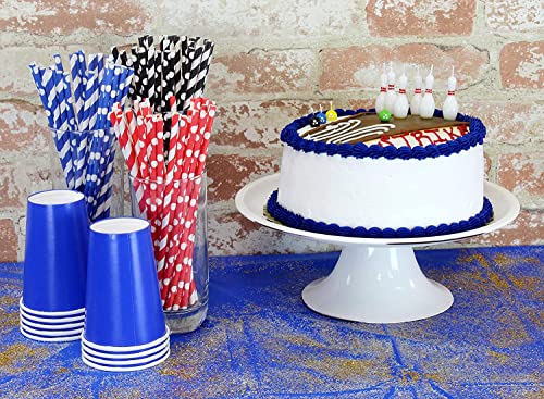 Cornucopia Bowling Cake Candle Set (20-Piece Pins and Balls Birthday Candle Set), 20 Candles Total with 12 Pins and 8 Colored Balls