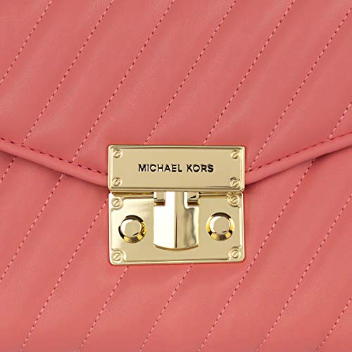 Michael Kors Women's Bag Rose Medium Crossbody Bag (Grapefruit)