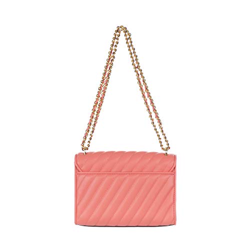 Michael Kors Women's Bag Rose Medium Crossbody Bag (Grapefruit)