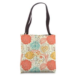 pioneer country farm for woman vintage turquoise floral tote bag