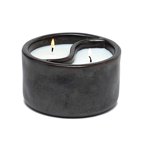 Paddywax Candles YY1002Z Yin & Yang Collection Scented Candle, 11-Ounce, Black - Palo Santo | Cade