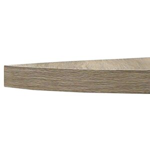 InPlace Shelving, 9602055E, Length x 14 Inch Width x 1.5 Inch Height, Driftwood Floating Corner Shelf with Invisible Bracket