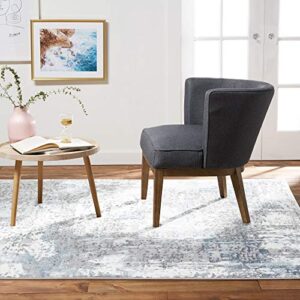 Home Dynamix Skyler Maurice Area Rug, 5'2"x7'2" Rectangle, Dark Gray-Blue