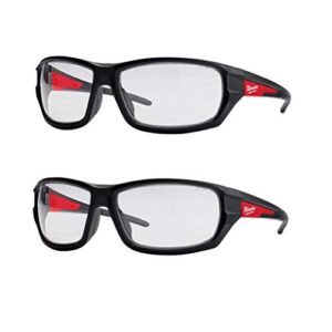 milwaukee clear performance safety glasses