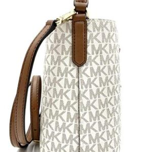 Michael Kors Suri Small Bucket Shoulder Bag (Vanilla PVC)