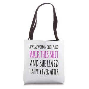 funny bags for women – fuck this shit – tote bag gifts tote bag