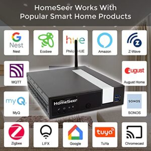 HomeSeer HomeTroller PRO Smart Home Controller Hub | Locally Managed Automation | Also Compatible with Alexa, Google Home & IFTTT