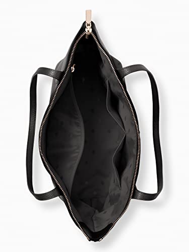 Kate Spade New York Harlow Pebbled Leather Large Tote (Black)