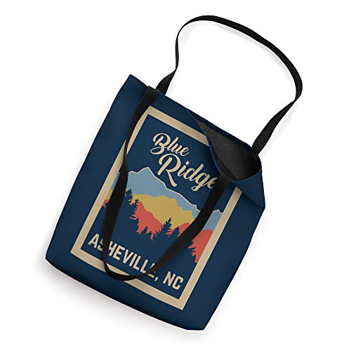 Retro Asheville, N.C. Blue Ridge Mountains Souvenir Gift Tote Bag