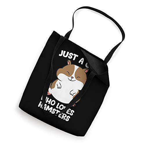 Just a Girl Who Loves Hamsters Cute Hamster Girl Tote Bag