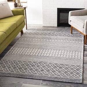 artistic weavers tirian bohemian moroccan area rug, 7 ft (10 in) x 10 ft (2 in), charcoal