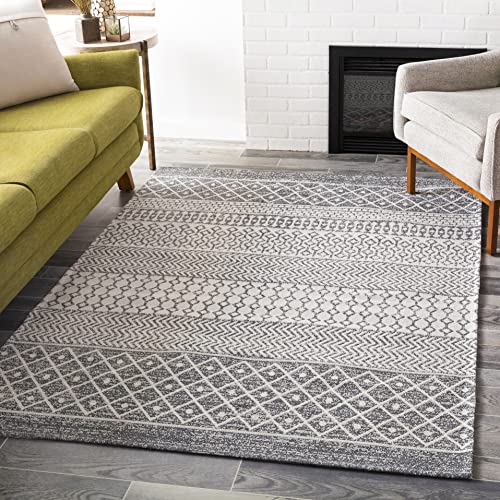 Artistic Weavers Tirian Bohemian Moroccan Area Rug, 7 ft (10 in) x 10 ft (2 in), Charcoal