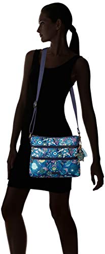 Sakroots Women's Bag in Eco-Twill, Multifunctional Purse with Adjustable Strap & Zipper Pockets, Sustainable & Durable Design, Royal Blue Seascape