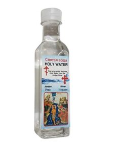 strong faith blessed prayer holy water from the jordan river in the holy land (water 300ml)