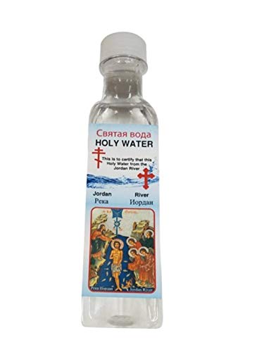 STRONG FAITH Blessed Prayer Holy Water from The Jordan River in The Holy Land (Water 300ml)