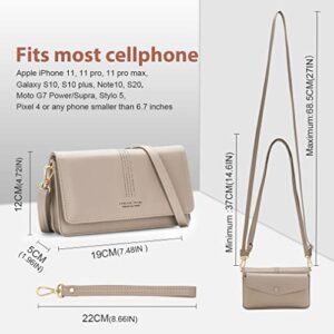 APHISON Crossbody Bags for Women Small Crossbody Phone Purse RFID Shoulder Bag Wristlet Wallet Clutch Card Holder