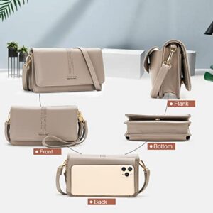 APHISON Crossbody Bags for Women Small Crossbody Phone Purse RFID Shoulder Bag Wristlet Wallet Clutch Card Holder