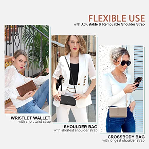 APHISON Crossbody Bags for Women Small Crossbody Phone Purse RFID Shoulder Bag Wristlet Wallet Clutch Card Holder
