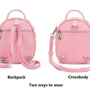 Kerr's Choice Girl Women Crossbody Bag Japan Pink Backpack Crossbody Purse Pink Cute Crossbody Bag