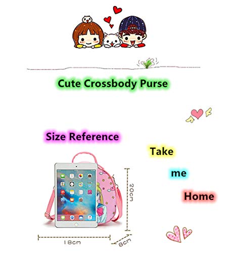 Kerr's Choice Girl Women Crossbody Bag Japan Pink Backpack Crossbody Purse Pink Cute Crossbody Bag