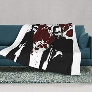 PLLIMNF The Boondock Saints Blankets Nap Blanket Anti-Pilling Ultra Soft Cozy Warm Throw Lightweight Blanket for Couch, Bed, Sofa, Travel- All Seasons (80"x60")