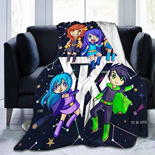 The Krew Its-Funneh Protagonists Poster Blankets Super Soft Warm Faux Fur Throw Blanket -Ultra-Soft Micro Fleece Blanket Twin, Warm, Lightweight, Pet-Friendly, Throw For Home Bed, Sofa & Dorm