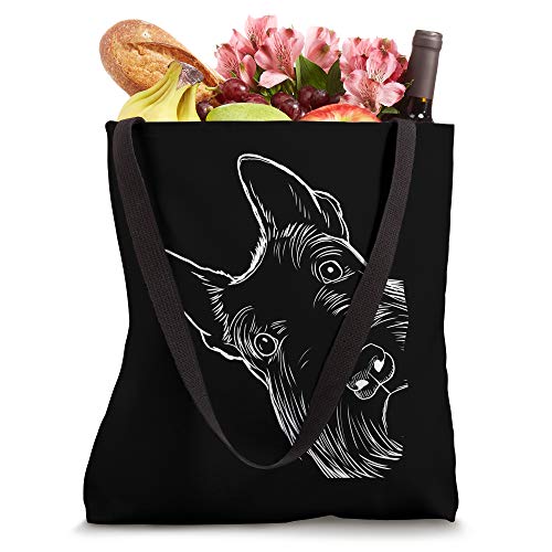 Funny Scottie Dog Scottish Terrier Tote Bag