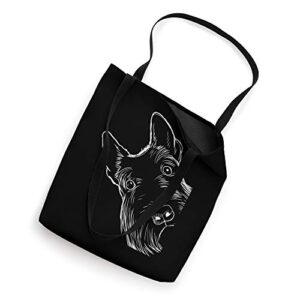 Funny Scottie Dog Scottish Terrier Tote Bag