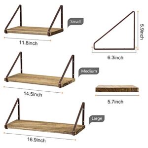 Love-KANKEI Floating Shelves Bundle（Contains 2 Items）