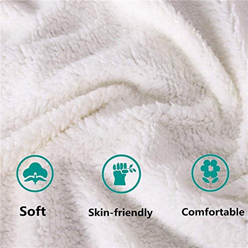 Ultra Soft Butterfly Theme Blanket for Kids and Adults Microfiber Plush Sherpa Blanket for Bed and Couch Warm Fuzzy Throw Blanket Cozy Throws Blankets (Butterfly01, 130cm x 150cm(51'' x 59''))