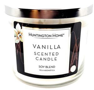 vanilla huntington home soy blend scented candle