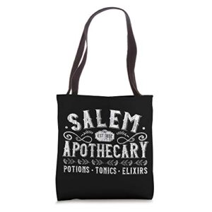 basic witch salem apothecary herbalist elixir tonic potion tote bag