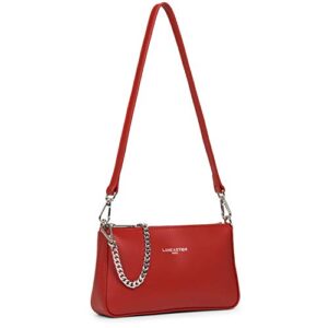 LANCASTER Smooth Even Zipped Pouch - Red