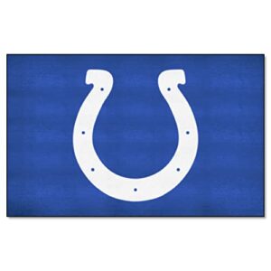 fanmats 28758 indianapolis colts ulti-mat rug – 5ft. x 8ft. | sports fan area rug, home decor rug and tailgating mat – colts primary logo