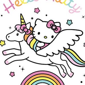 Trends International Hello Kitty - Unicorn Wall Poster, 22.375" x 34", Unframed Version