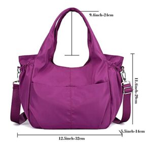 MINTEGRA Hobo Crossbody Bag for Women Nylon Waterproof Shoulder Bag Casual Purse Handbag