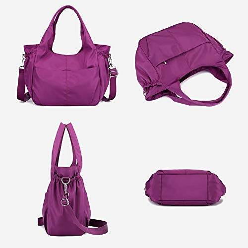 MINTEGRA Hobo Crossbody Bag for Women Nylon Waterproof Shoulder Bag Casual Purse Handbag