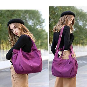 MINTEGRA Hobo Crossbody Bag for Women Nylon Waterproof Shoulder Bag Casual Purse Handbag