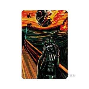 bit signshm star wars the scream retro metal tin sign plaque poster wall decor art shabby chic gift suitable 12×8 inch