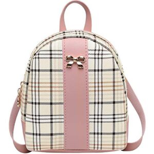 women small cell phone purse backpack crossbody bag girls trendy smartphone wallet lightweight pouch bag sweden simple style normcore ultralight travel cute waterproof mini shoulder bag (pink2)