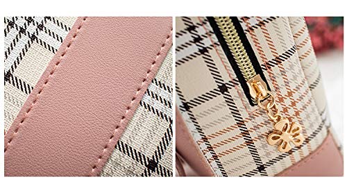 Women Small Cell Phone Purse Backpack Crossbody Bag Girls Trendy Smartphone Wallet Lightweight Pouch Bag Sweden simple style normcore Ultralight Travel Cute Waterproof Mini Shoulder Bag (Pink2)