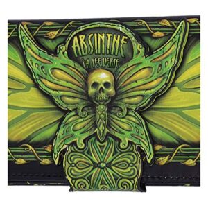 Nemesis Now Absinthe La Fee Verte Green Fairy Embossed Purse, 18.5cm