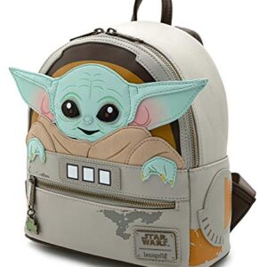 Loungefly Star Wars Baby Yoda The Mandalorian Womens Double Strap Shoulder Bag Purse