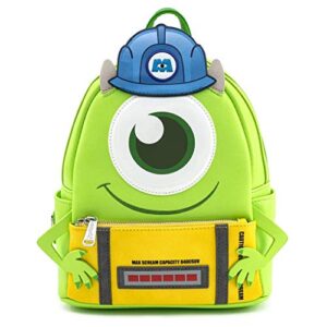 Loungefly Disney Monsters Inc Mike Wazowski Scare Cosplay Womens Double Strap Shoulder Bag Purse