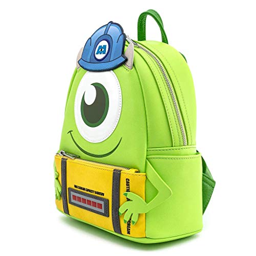 Loungefly Disney Monsters Inc Mike Wazowski Scare Cosplay Womens Double Strap Shoulder Bag Purse