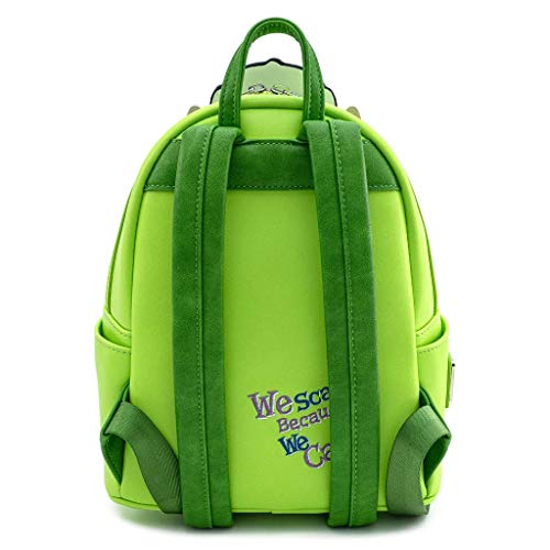 Loungefly Disney Monsters Inc Mike Wazowski Scare Cosplay Womens Double Strap Shoulder Bag Purse