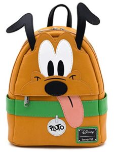 loungefly disney pluto cosplay womens double strap shoulder bag purse