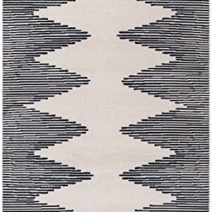 Well Woven Zella Ivory Tribal Diamond Medallion Area Rug (7'10" x 10'6")