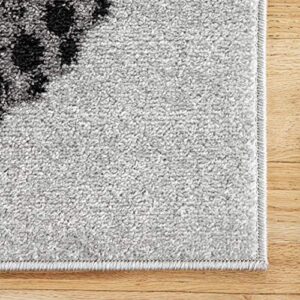 nuLOOM Loren Octopus Area Rug, 6' 7" x 9', Grey