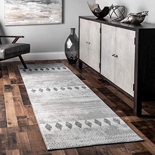 nuLOOM Araceli Modern Tribal Area Rug, 3' x 5', Grey